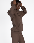 Women Icon Oversized Hoodie (Mocha)