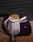 Velvet Jumping Saddle Pad (Amethyst)