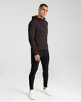 Club Zip Hoodie (Espresso)