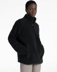 Women Clan Teddy Halfzip (Black)