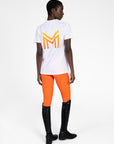 Women Symbol T-Shirt (White/Tangerine)