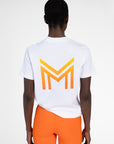 Women Symbol T-Shirt (White/Tangerine)