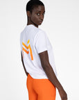 Women Symbol T-Shirt (White/Tangerine)