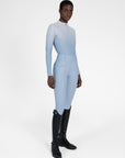 Ombré Long Sleeve Base Layer (Aqua)