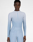 Ombré Long Sleeve Base Layer (Aqua)