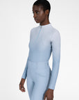 Ombré Long Sleeve Base Layer (Aqua)