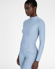 Long Sleeve Base Layer (Aqua)