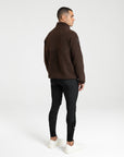 Men Clan Teddy Halfzip (Chocolate)