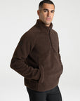 Men Clan Teddy Halfzip (Chocolate)