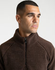 Men Clan Teddy Halfzip (Chocolate)