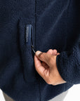 Men Clan Teddy Halfzip (Navy)