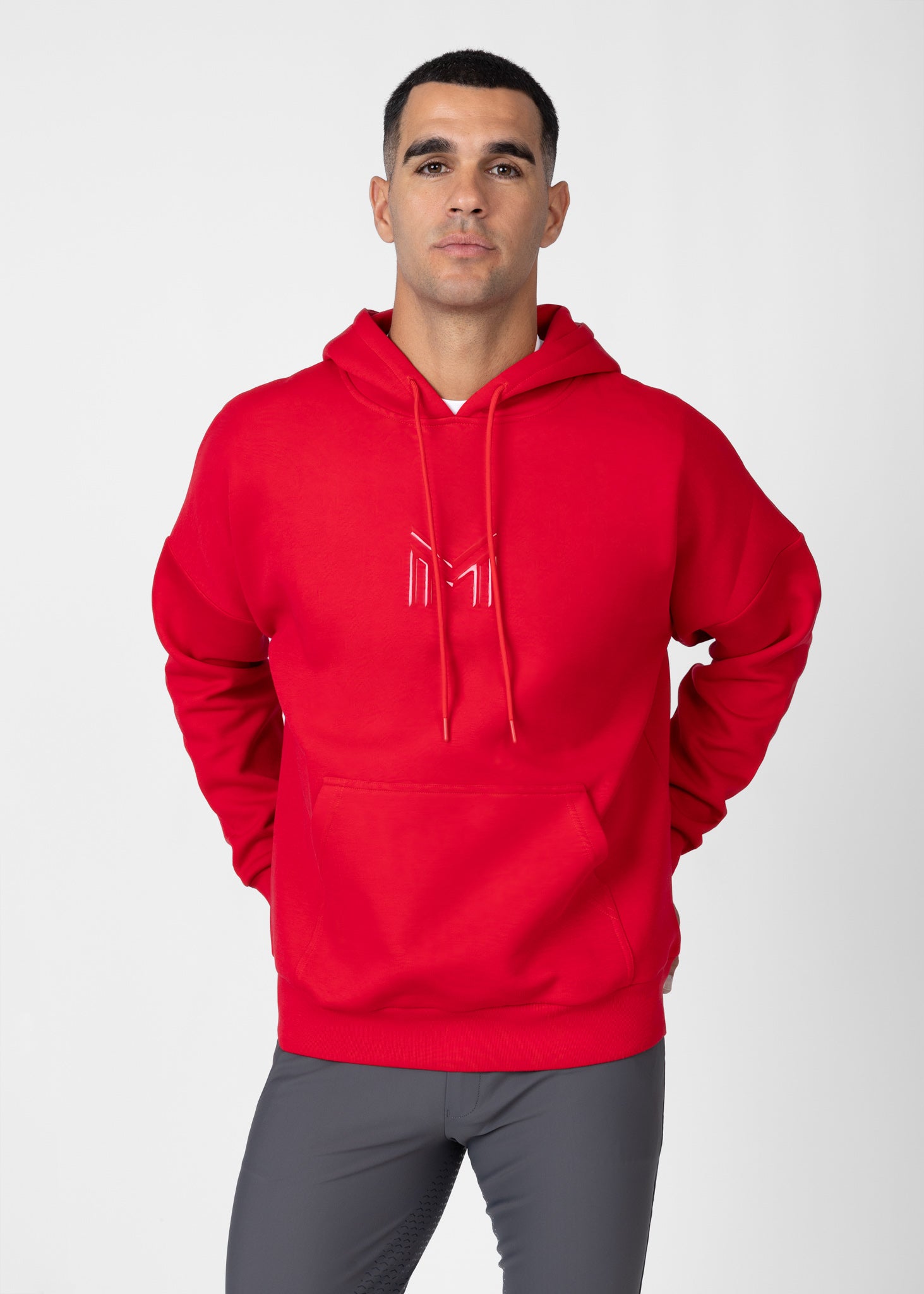 Men Icon Oversized Hoodie (Grenadine) – Maximilian Equestrian