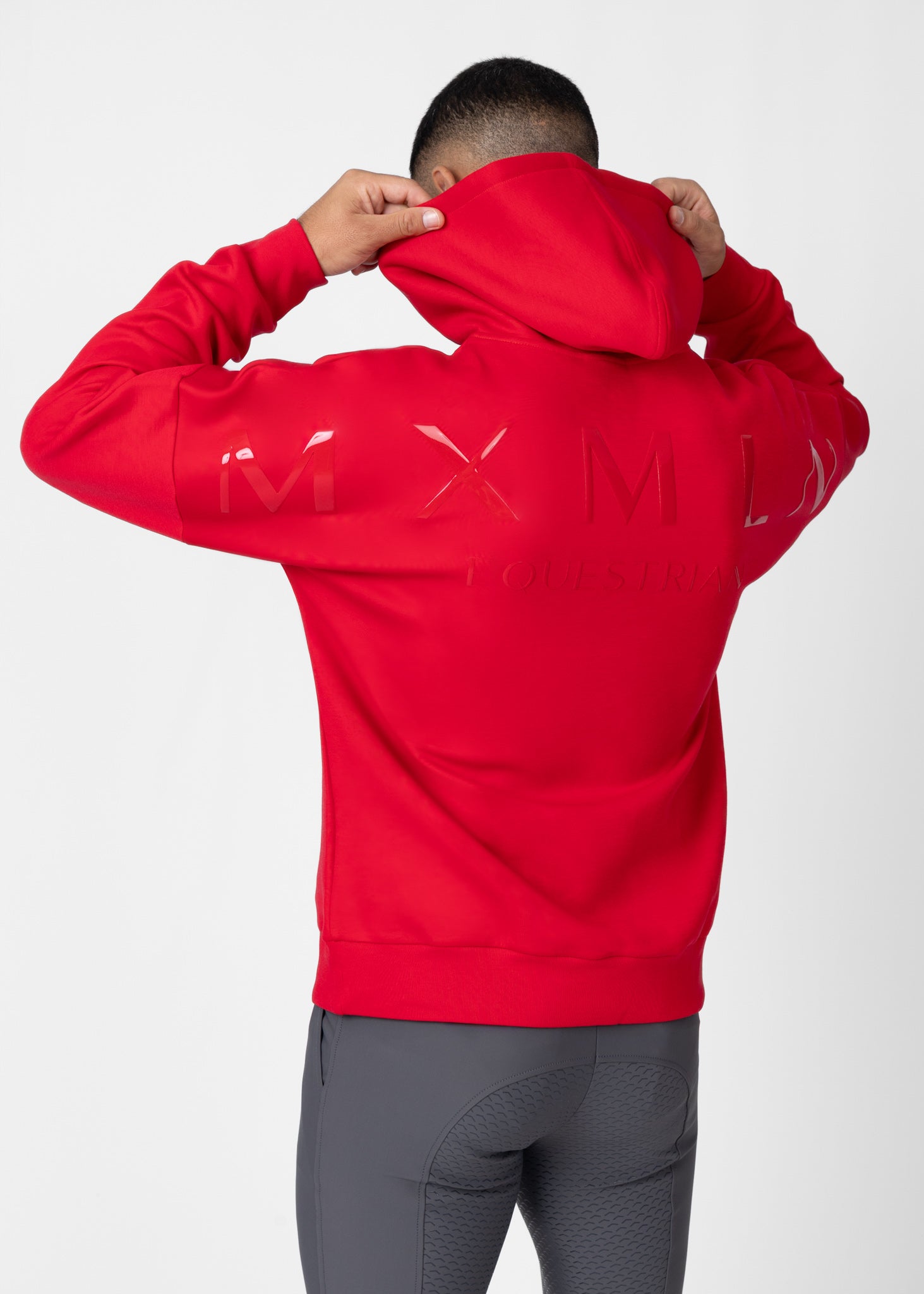 Men Icon Oversized Hoodie (Grenadine) – Maximilian Equestrian