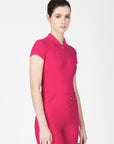 Arc Short Sleeve Polo Shirt (Cranberry)