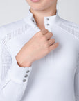 YR Aveen Long Sleeve Show Shirt (White)