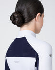 YR Aveen Long Sleeve Show Shirt (White/Navy)