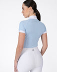 Aira Short Sleeve Show Shirt (Aqua)