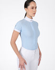 Aira Short Sleeve Show Shirt (Aqua)