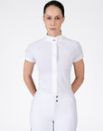 Aira Short Sleeve Show Shirt (White)