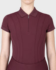 Arc Short Sleeve Polo Shirt (Rosewood)