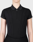 Arc Short Sleeve Polo Shirt (Black)
