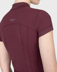 Arc Short Sleeve Polo Shirt (Rosewood)