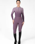 Ombré Long Sleeve Base Layer (Plum/Orchid)