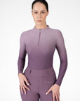Ombré Long Sleeve Base Layer (Plum/Orchid)