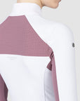 Aveen Long Sleeve Show Shirt (White/Mauve)