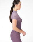 Ombré Short Sleeve Base Layer (Plum/Orchid)