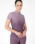 Ombré Short Sleeve Base Layer (Plum/Orchid)