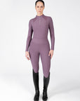 Outline Riding Leggings (Plum)