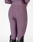 Outline Riding Leggings (Plum)