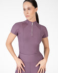 Frame Short Sleeve Base Layer (Plum)