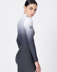 Ombré Long Sleeve Base Layer (Graphite)