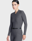 Velya Long Sleeve Base Layer (Graphite)