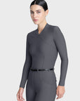 Velya Long Sleeve Base Layer (Graphite)