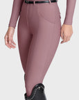 Velya Riding Leggings + Belt (Heather)