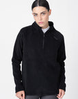 Women Versa Fleece Halfzip (Black)