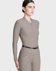 Velya Long Sleeve Base Layer (Taupe)
