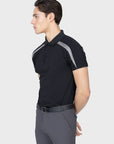 Court Polo Shirt (Black/Grey)