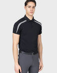 Court Polo Shirt (Black/Grey)
