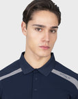 Court Polo Shirt (Navy/Grey)