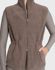 Sherpa Teddy Vest (Taupe)