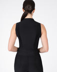 Frame Sleeveless Base Layer (Black)