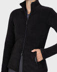 Veleda Fleeced Jacket (Black)
