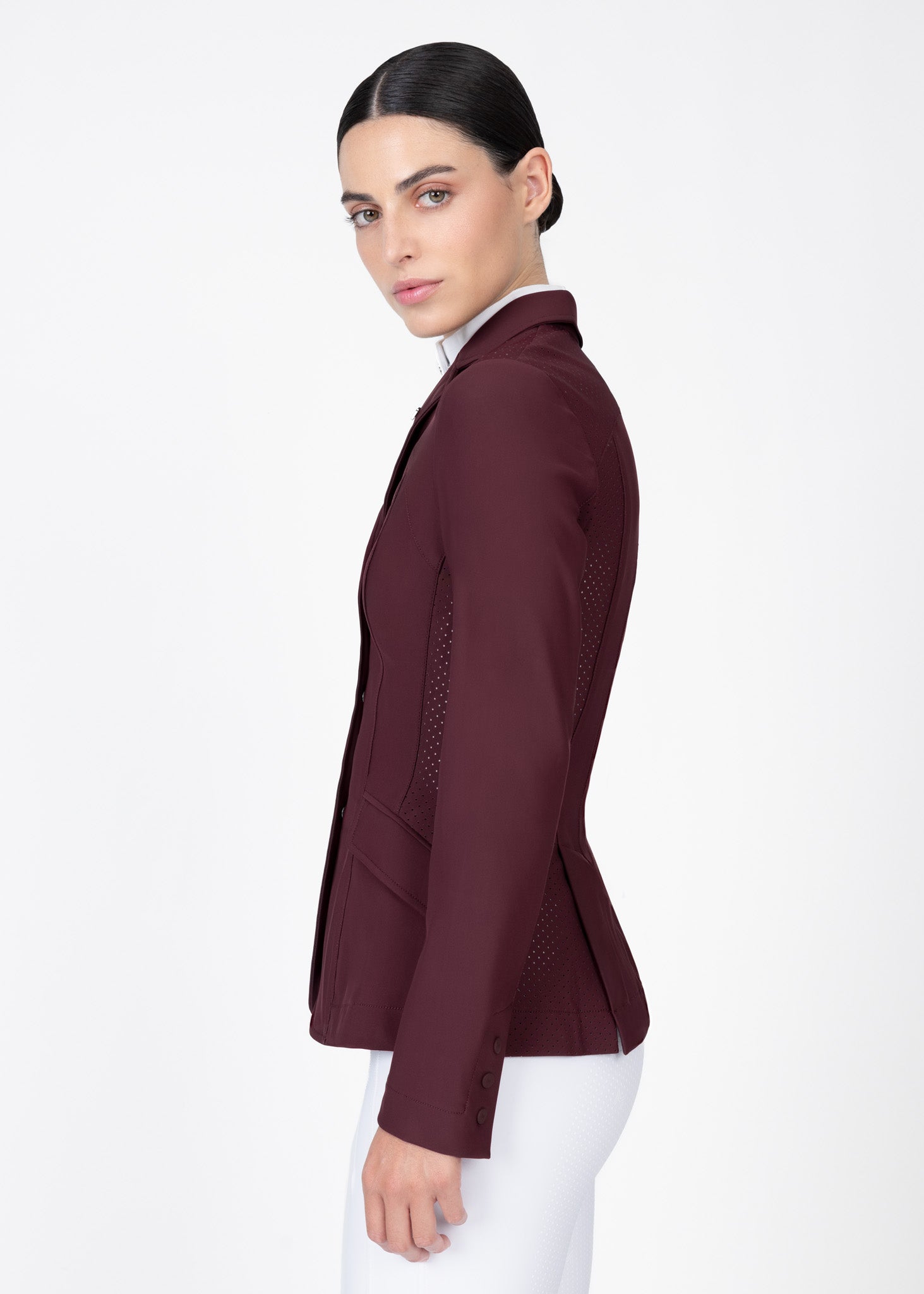 Aura Show Jacket (Burgundy) – Maximilian Equestrian