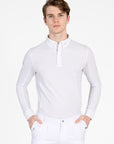 Focus Long Sleeve Competition Shirt (White)