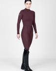 Aero Long Sleeve Base Layer (Burgundy)