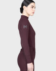 Aero Long Sleeve Base Layer (Burgundy)